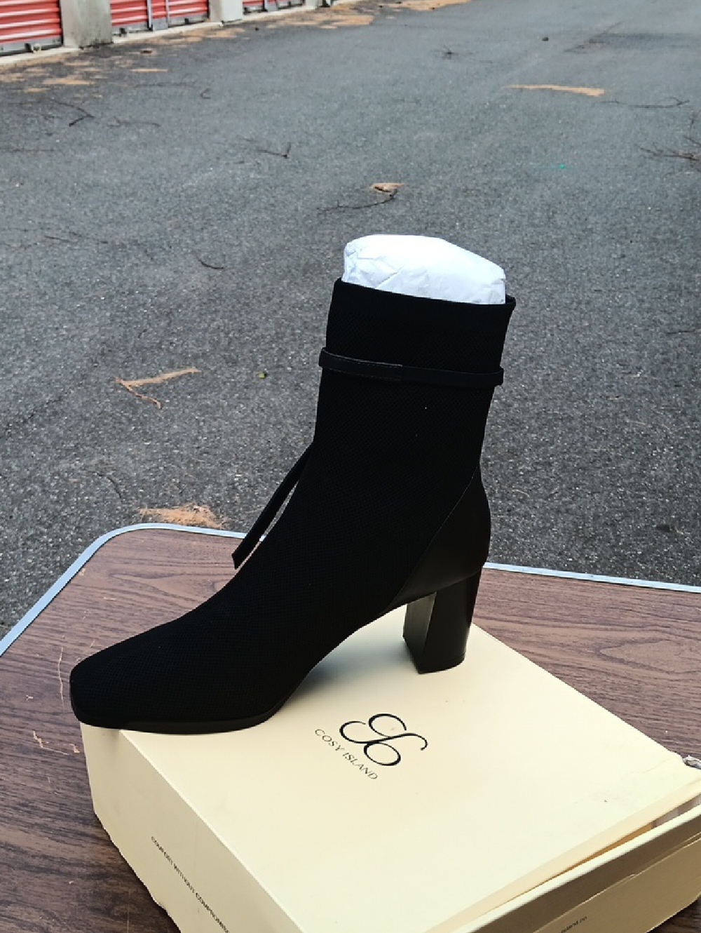 Cozy & Chic Black Women's Block Heel Ankle Boot